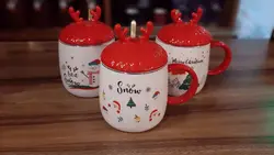 ماگ کریسمس طرح شاخ گوزن