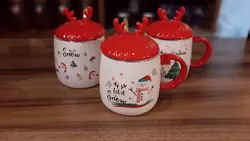 ماگ کریسمس طرح شاخ گوزن