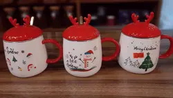 ماگ کریسمس طرح شاخ گوزن