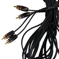 قیمت و خرید کابل 2 به 2 صدا RCA به RCA پروئل (10 متری) - عصر پروژکتور
