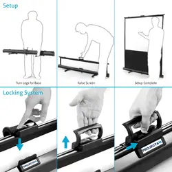 قیمت و خرید پرده نمایش پرتابل پروجکتا 100 اینچ - عصر پروژکتور