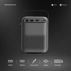 قیمت و خرید ویدئو پروژکتور پرودو مدل PD-HDPRJAN-BK - عصر پروژکتور
