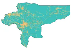 دانلود نقشه شبکه راه های استان اصفهان