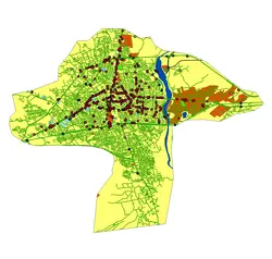 نقشه شهر ساری
