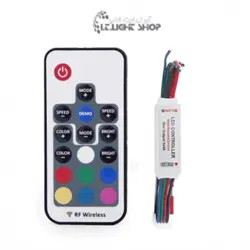MINI کنترلر  RGB  کنترل دار 17کلید 12 آمپر RF