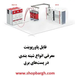 فایل پاورپوینت معرفی انواع شینه بندی در پست‌های برق