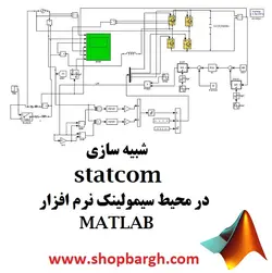 شبیه سازی statcom در محیط سیمولینک نرم افزار Matlab