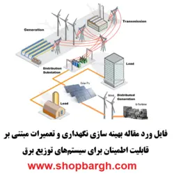 بهینه سازی نگهداری و تعمیرات مبتنی بر قابلیت اطمینان برای سیستم‌های توزیع برق