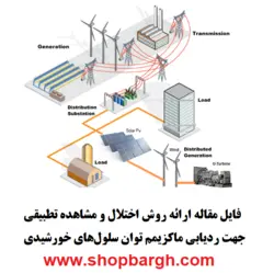ارائه روش اختلال و مشاهده تطبیقی جهت ردیابی ماکزیمم توان سلول‌های خورشیدی