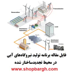 برنامه تولید نیروگاه‌های آبی در محیط تجدیدساختار شده