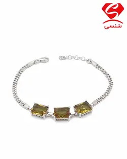 دستبند نقره الکساندریت کد129