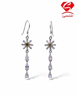 گوشواره نقره آویز شیک