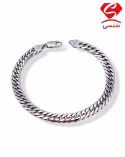 دستبند نقره مردانه کد10