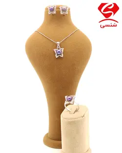 نیم ست نقره مروارید
