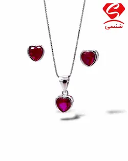 نیم ست نقره کد96