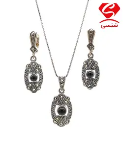 نیم ست نقره کد136