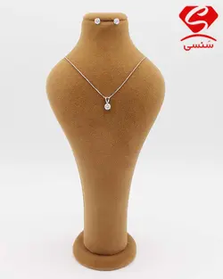 نیم ست ظریف تک نگین