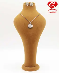 ست شیک نقره طرح گل
