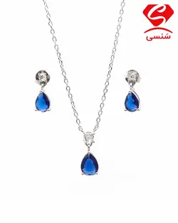 ست نقره یاقوت