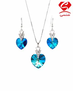 ست نقره سواروسکی