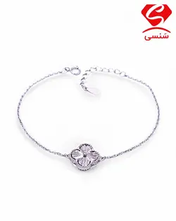 دستبند نقره مدل دنیا