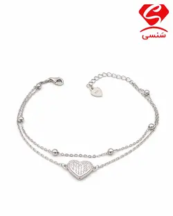 دستبند نقره زنانه کد013
