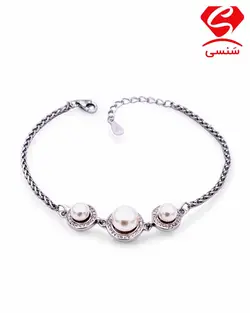 دستبند نقره مروارید