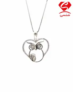 گردنبند جغد نقره