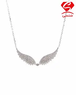 زنجیر آویز نقره فرشته