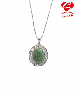 گردنبند فیروزه مدل جواهر