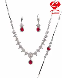 سرویس نقره یاقوت سرخ