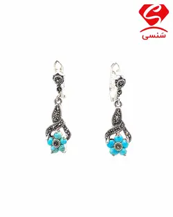 گوشواره نقره فیروزه