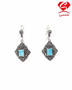 گوشواره نقره فیروزه نیشابور