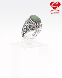 انگشتر فیروزه قلم کاری