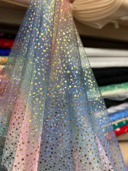 حریر شیشه ای ستاره ای ۷ رنگ