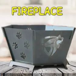 خرید آتشدان فلزی پازلی کایوت کمپینگ با قیمت استثنایی | فروشگاه شاهینی