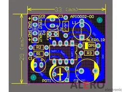 فایل PCB و اطلاعات کامل مبدل ولتاژ 5V به منفی 12V - گروه الکترونیک آلرو