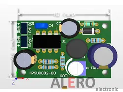فایل PCB و اطلاعات کامل مبدل ولتاژ DC به DC افزاینده 12V به 28V - گروه الکترونیک آلرو