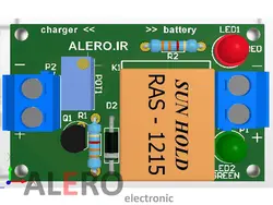 فایل PCB و اطلاعات کامل مدار قطع خودکار شارژ باتری اسیدی - گروه الکترونیک آلرو
