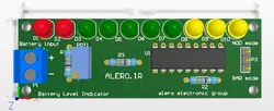 فایل PCB و اطلاعات کامل نمایشگر سطح ولتاژ باتری - گروه الکترونیک آلرو