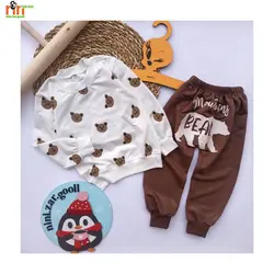 بلوز و شلوار تمام چاپ خرس تدی Bear - نی نی زرگل