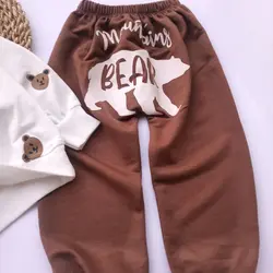 بلوز و شلوار تمام چاپ خرس تدی Bear - نی نی زرگل