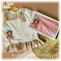 پیراهن دختر گل دار - سیسمونی و لباس نوزاد نی نی زرگل