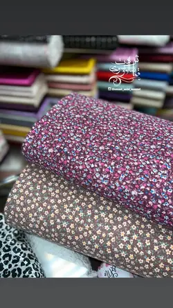 پارچه لینن کرکی گلدار - 2 طرح