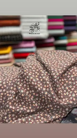 پارچه لینن کرکی گلدار - 2 طرح