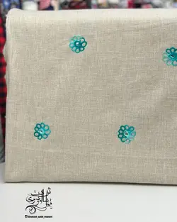 پارچه لینن کنفی گلدوزی - 7 طرح زیبا