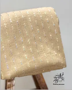 پارچه لینن کوک دوزی فویل
