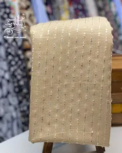 پارچه لینن کوک دوزی فویل