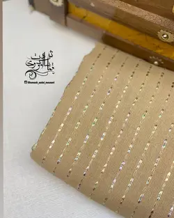 پارچه لینن کوک دوزی فویل