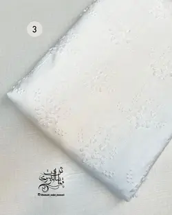 پارچه خامه دوزی گل برجسته 7 رنگ